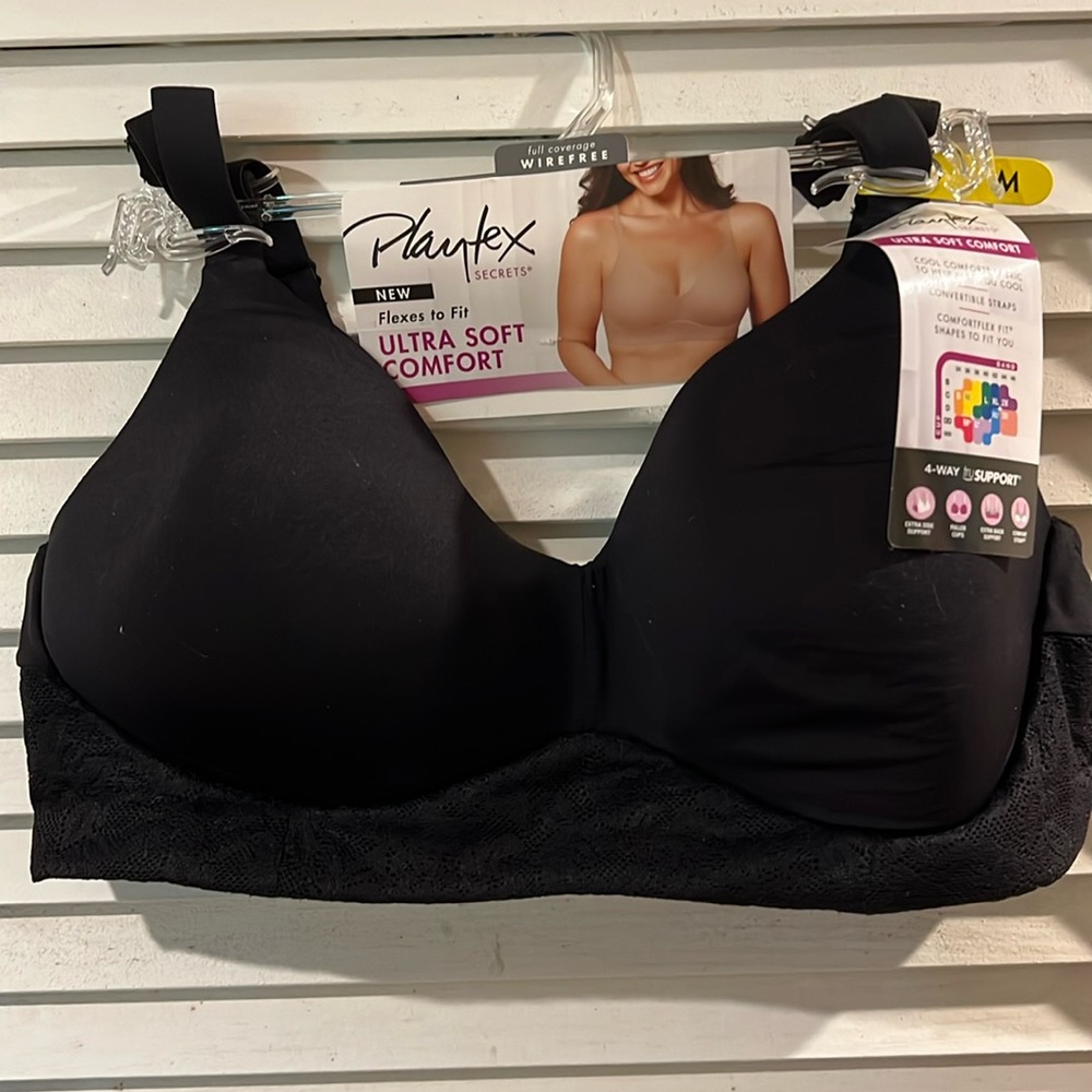 Playtex Ultra Soft Comfort Bra Wirefree Size M